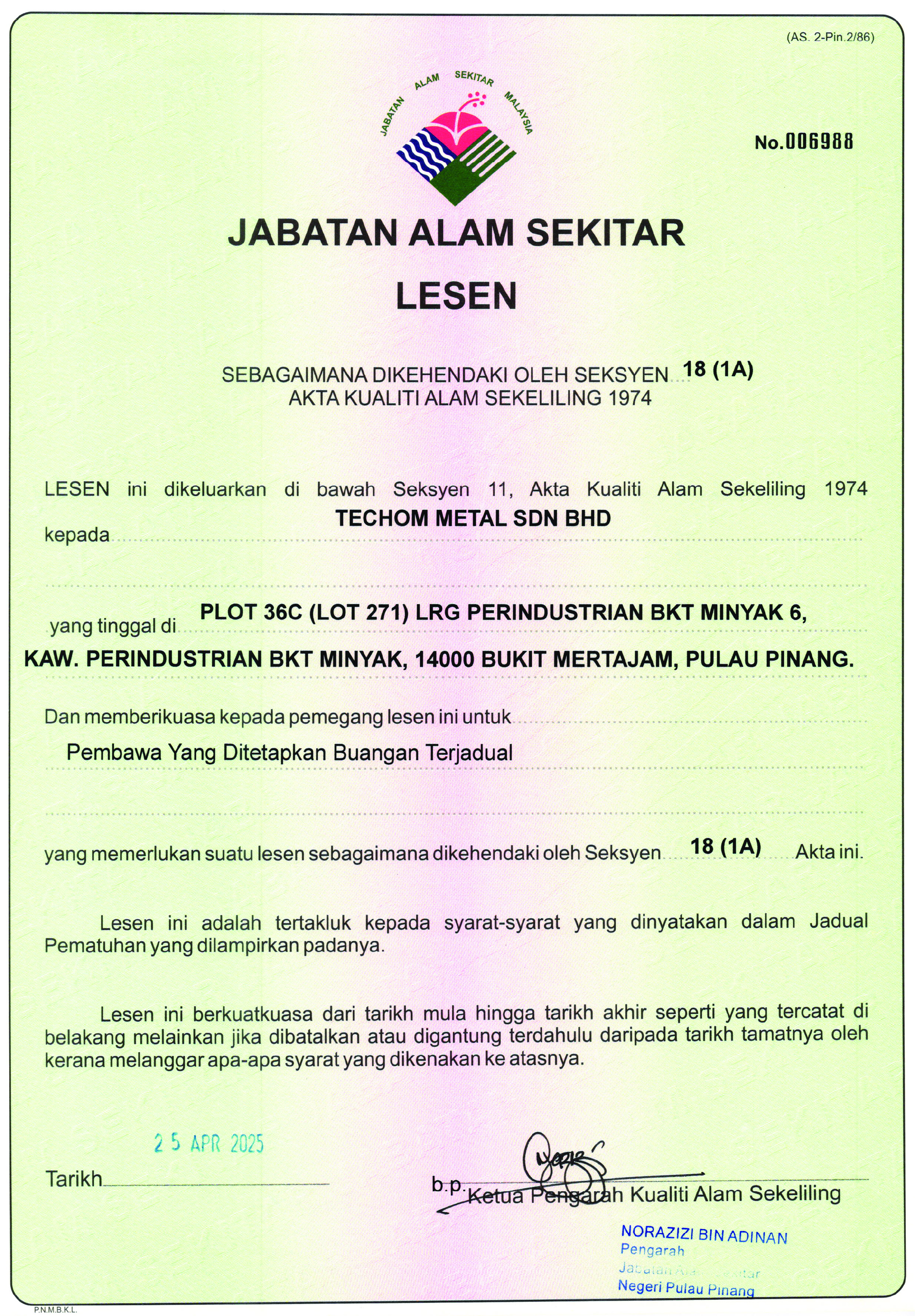 License 20