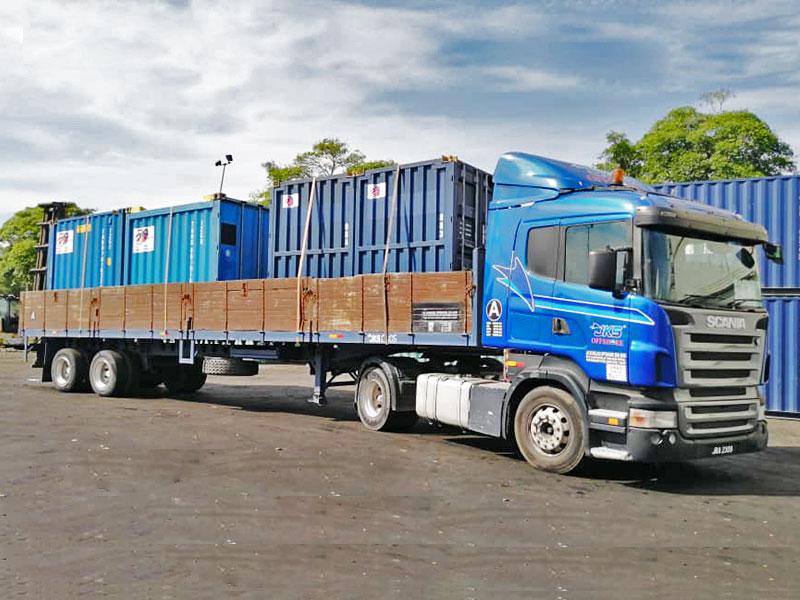 Open deck truck
